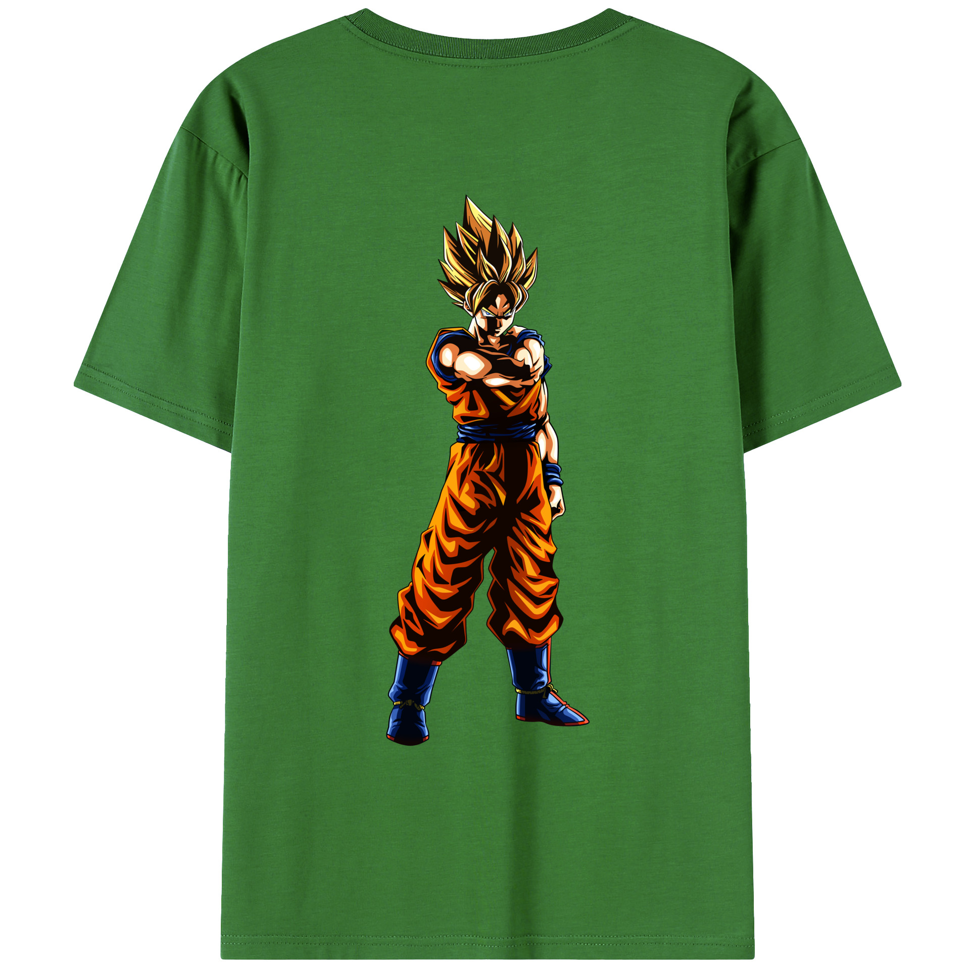（画像用） ドラゴンボール 孫 悟飯（そんごはん）DRAGON BALL Son Gohan レディース半袖Tシャツ(バックプリント)
